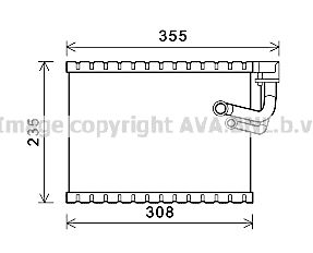 AVA QUALITY COOLING Испаритель, кондиционер AIV326